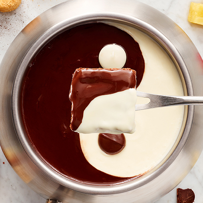 Yin Yang Chocolate Fondue in Birmingham, AL Melting Pot