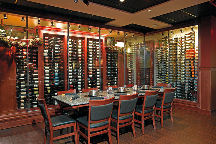 Melting Pot wine room