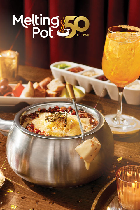 Golden Anniversary - 50th - Cheese Fondue with Logo