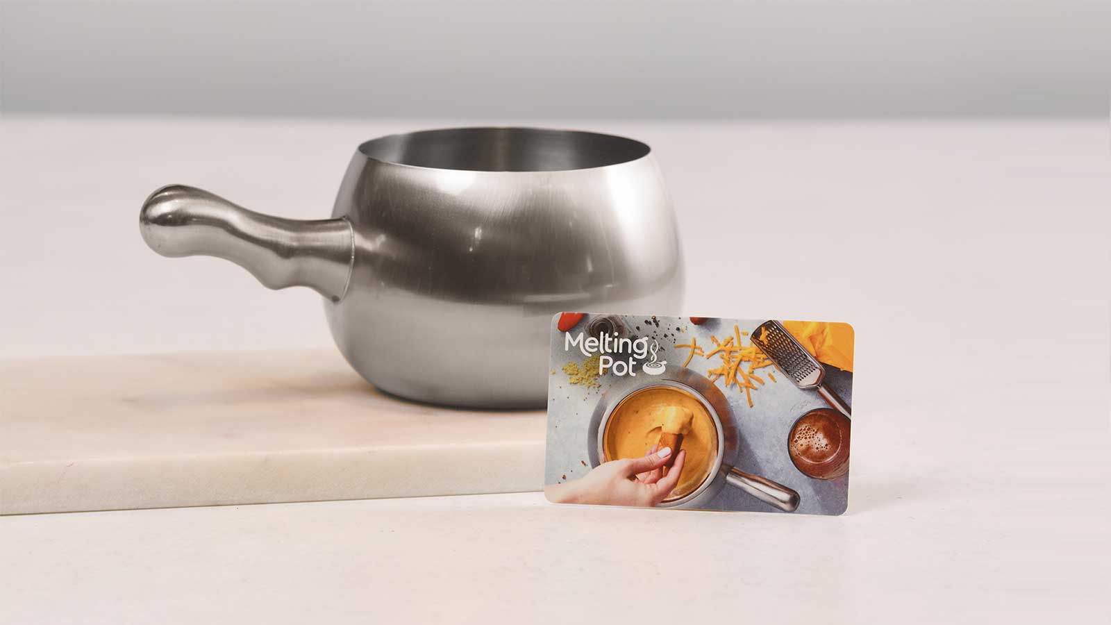 Melting Pot Gift Card and Melting Pot Mule Mug