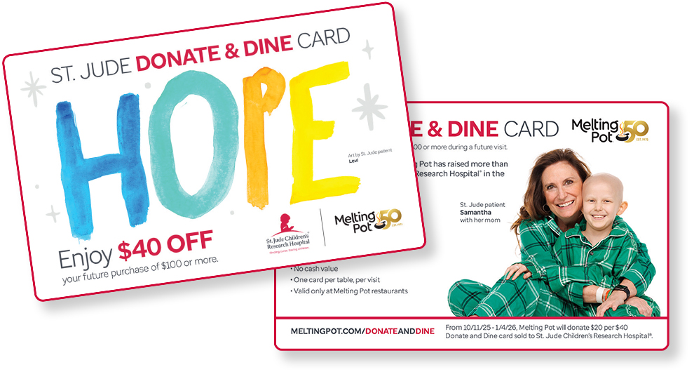 2025 Donate & Dine Card