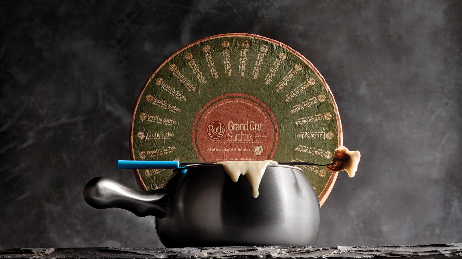 World Champion Cheese Fondue featuring the Roth® Grand Cru® Surchoix