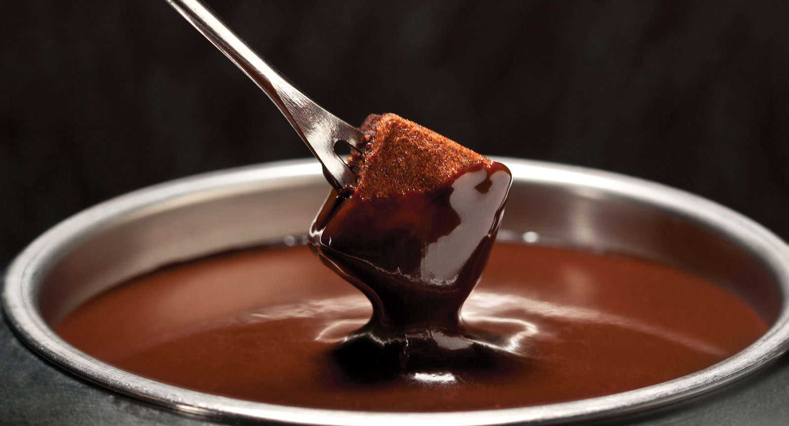 The Melting Pot Chocolate Brownie Fondue