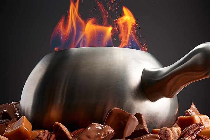 Melting Pot's Flaming Turtle Chocolate Fondue