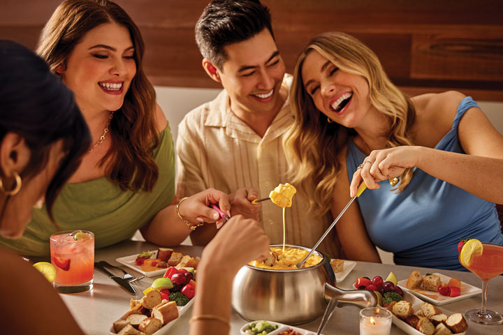 Friends and Cheese Fondue at Melting Pot